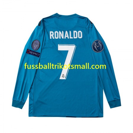 Fußballtrikots Real Madrid Cristiano Ronaldo 7 2017 Retro Langarm 3rd trikot kaufen